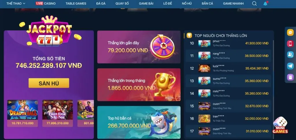 Chơi nổ hũ trên di động Ga6789 Chính Thức